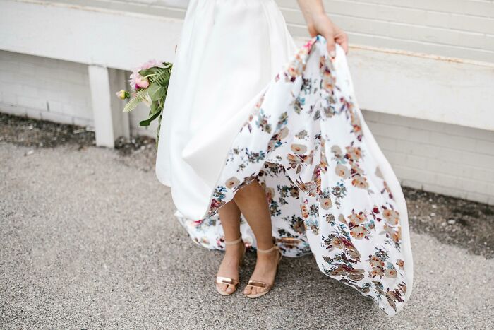 Thought My High-Low Dress Was Too Plain, So I Changed Out The Lining. Holy Heck, Thank Goodness!