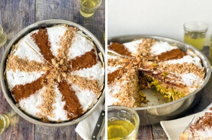 Moroccan Chicken Bestilla. It's A Savoury-Sweet Pie Filled With Chicken And Almonds And Cinnamon