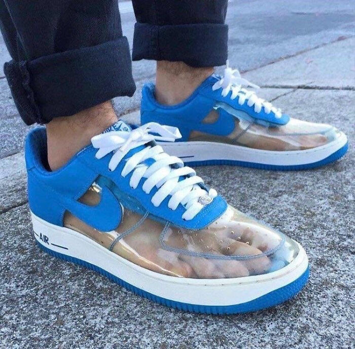 Transparent Athletic Shoes