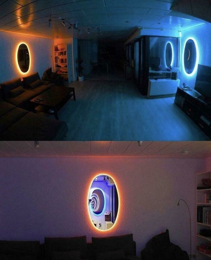 Portal Themed Mirrors