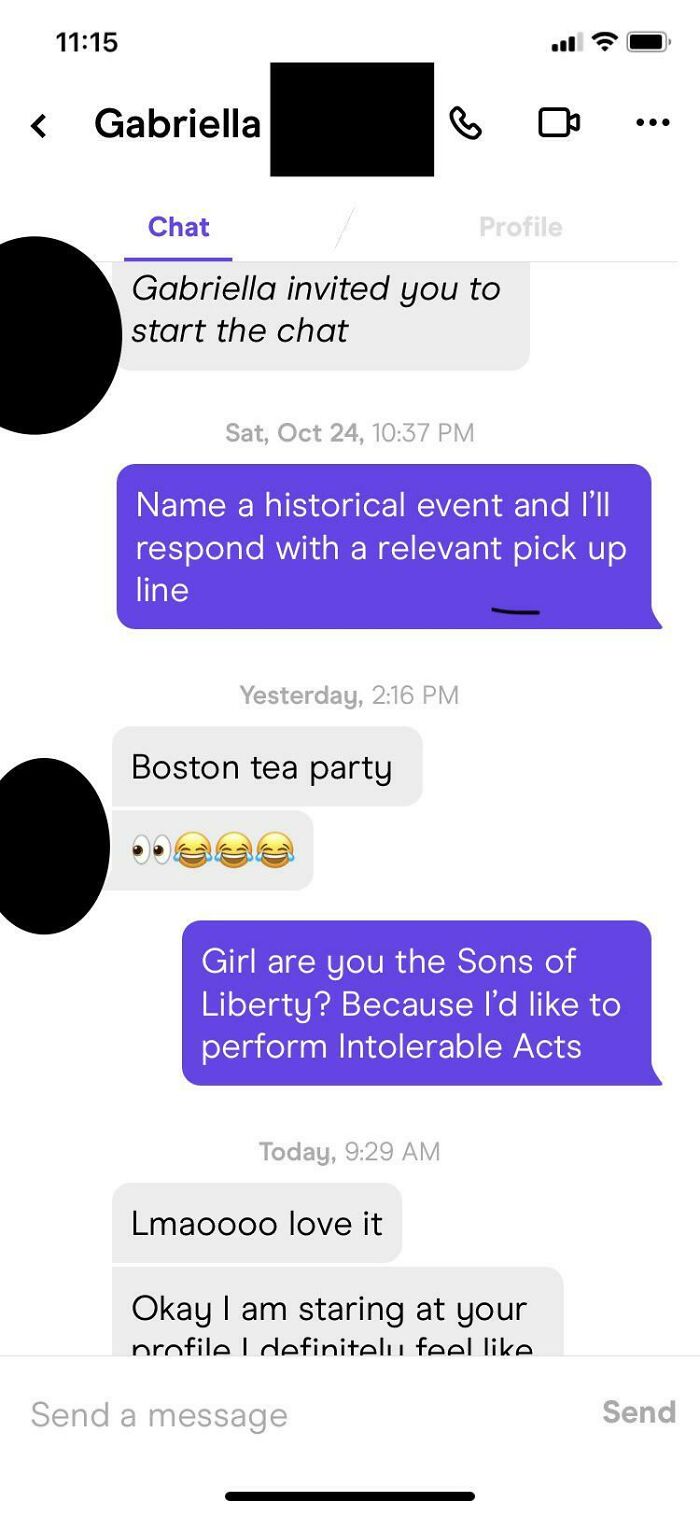 She Said She Liked History