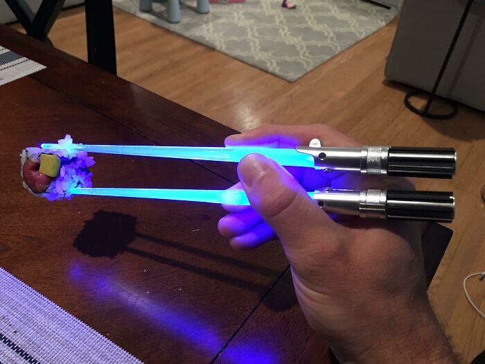 Lightsaber Chopsticks