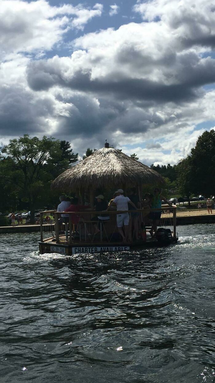 Floating Tiki Bar