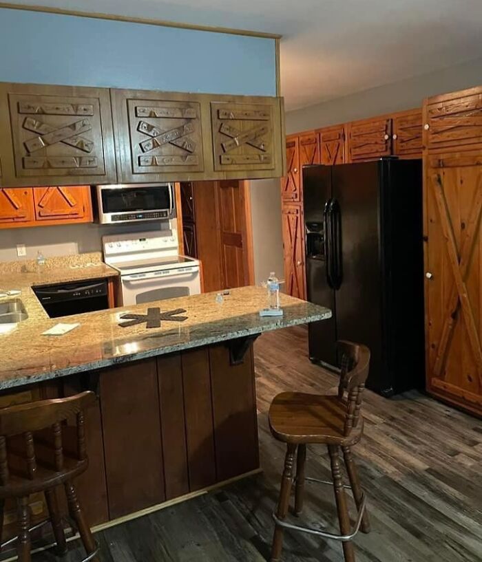 It’s Not Just The Cabinets, But The Butthole On The Countertop That Does It For Me