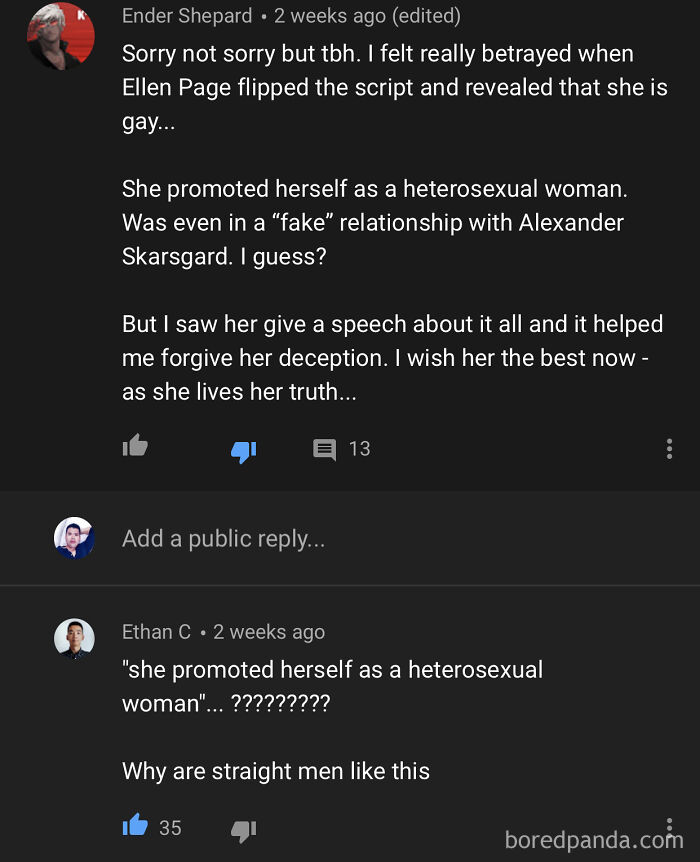 “I Forgive Ellen Page’s Deception For Promoting Herself As A Heterosexual Woman”