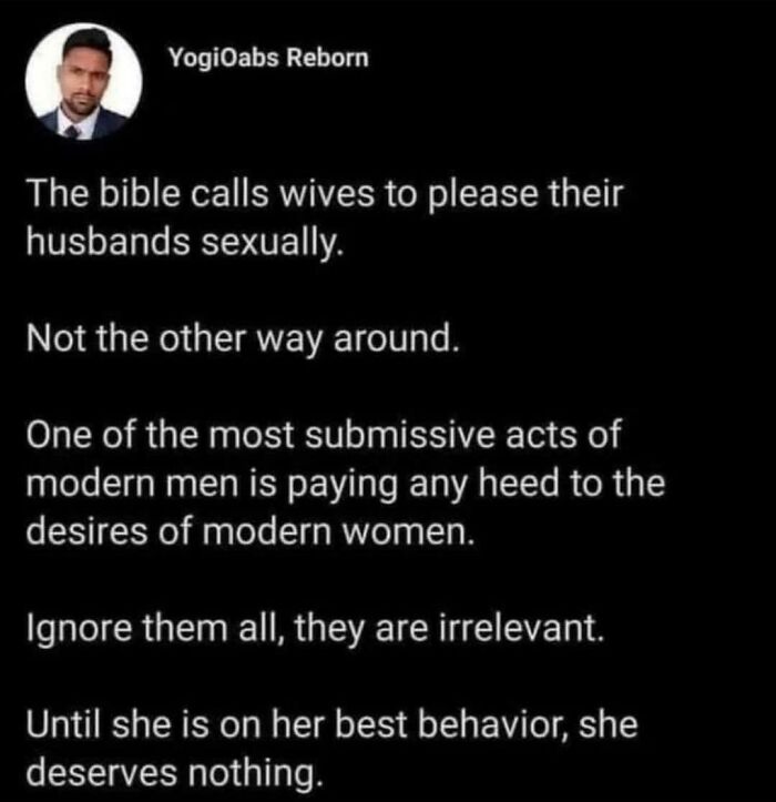 Until She’s On Her Best Behaviour, She Deserves Nothing