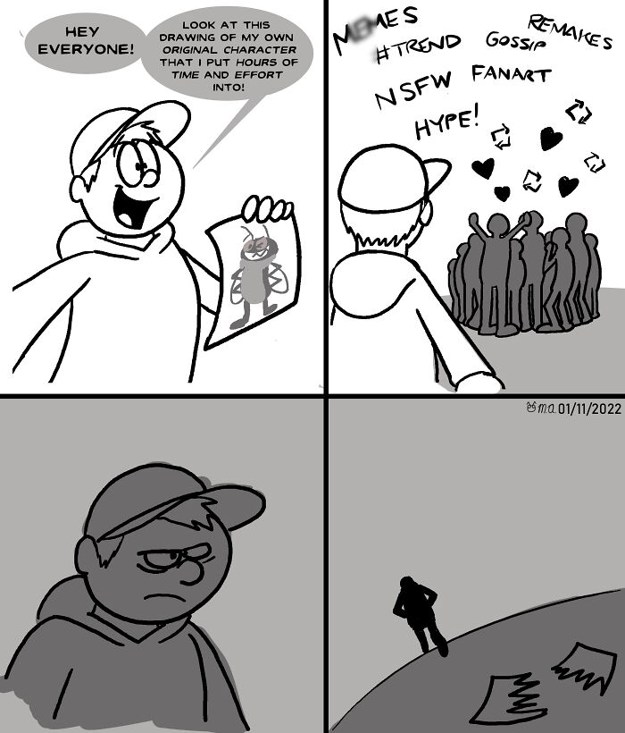 Twitter Comic Artist Does Not Get Instant Gratification