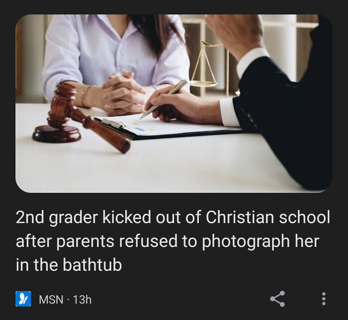 I Can't Possibly Figure Out Why The Parents Wouldn't Feel Comfortable Doing That