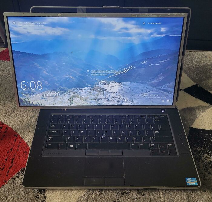 "Actualización" de la pantalla del portátil