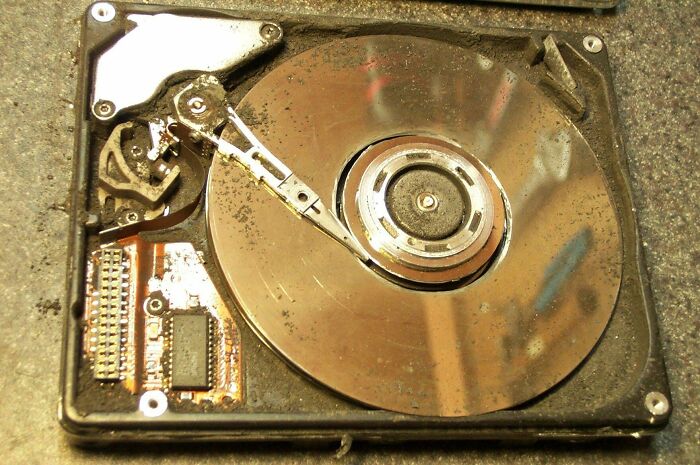 Given Enough Time, The Head Can Cut All The Way Through The Platter