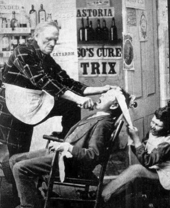 Having A Tooth Taken Out At The Dentist In The UK In The 1870s