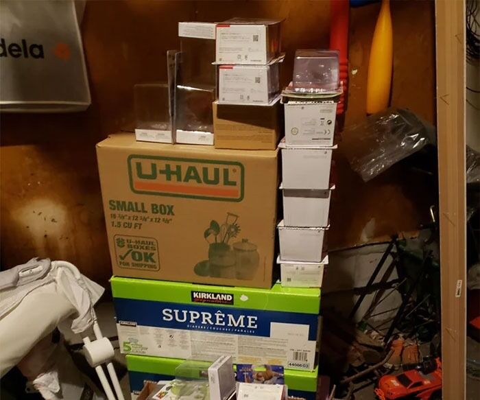 Empty Boxes From Ordering Stuff. Im Taking Them To Recycling As Soon As I Decide Im Not Gonna Use Them