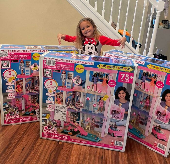My Daughter Had My Wife’s Phone On A Long Car Ride. She Ordered All The Barbie Dream Houses From Amazon