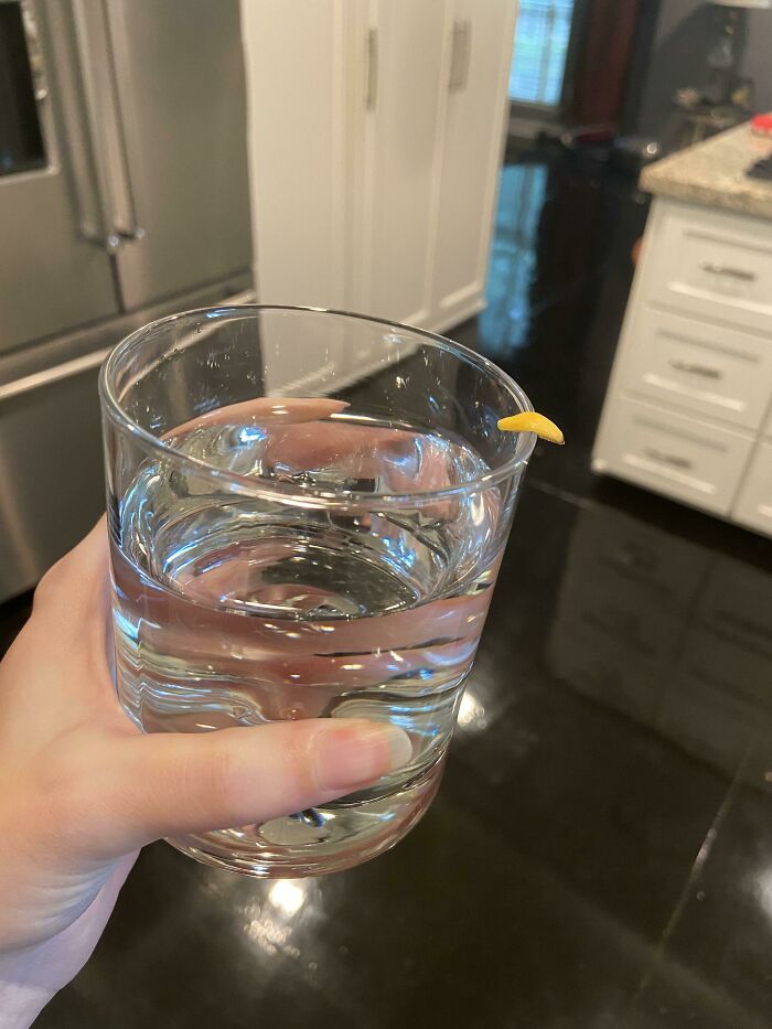 Would Anyone Like Some Lemon Water?