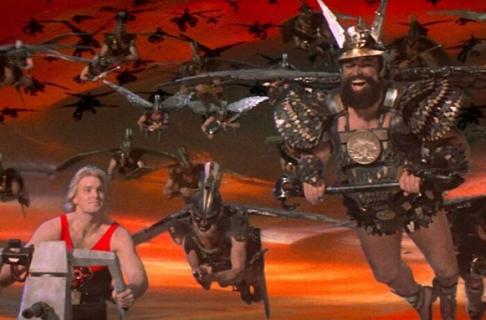 Flash Gordon movie scene 
