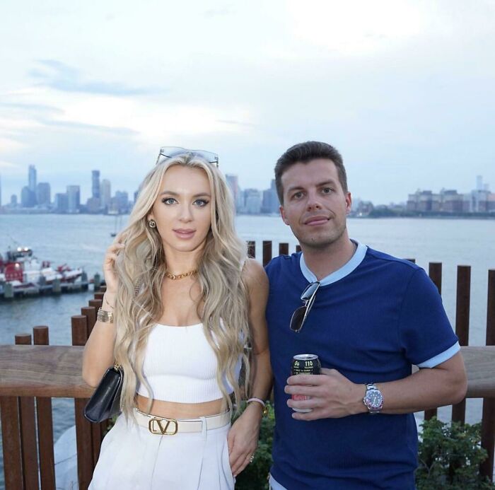 She’s Shining Next To Him… Literally Lol