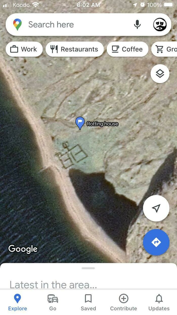 Remnants Of An Old Building. (60.5179954, -1.4660173)