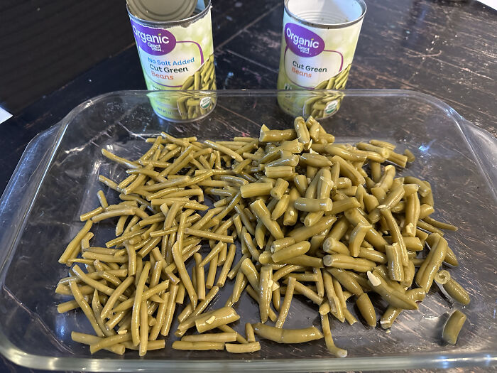 The Green Bean Size Difference Between The No Salt Added Can And Regular Can