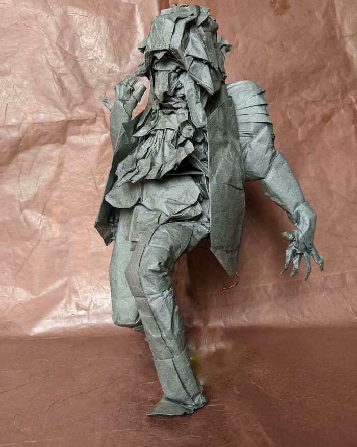 An Origami Dwarf I Folded