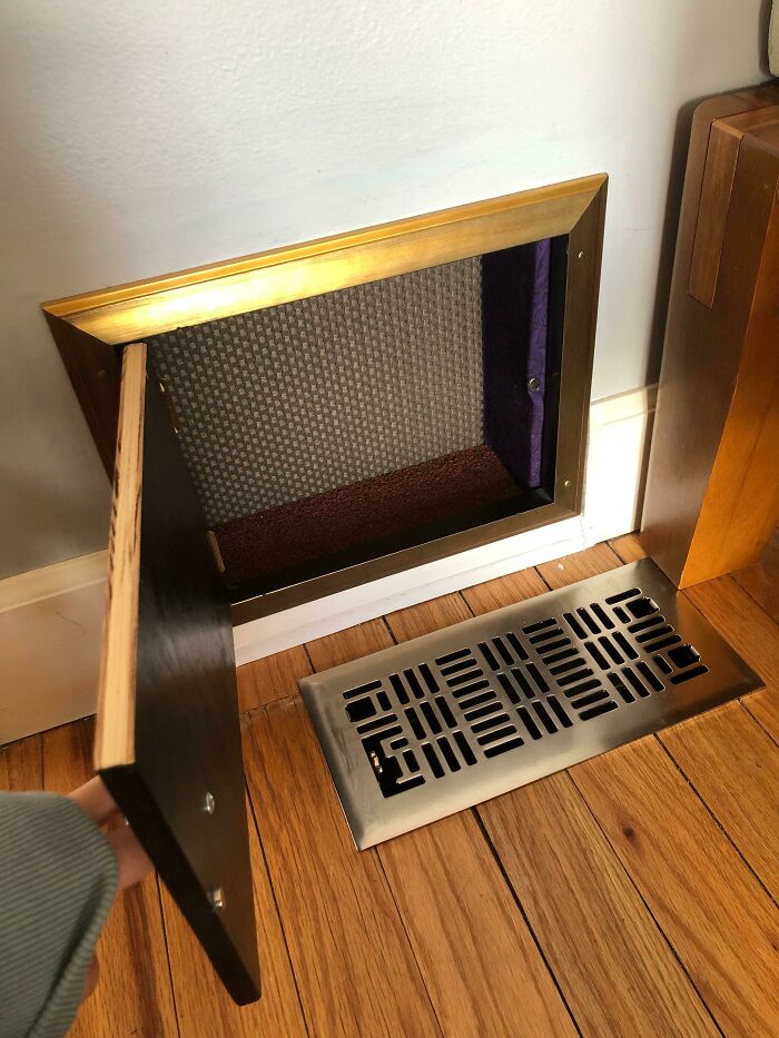 This Little Carpeted Room Next To My Bedroom Door