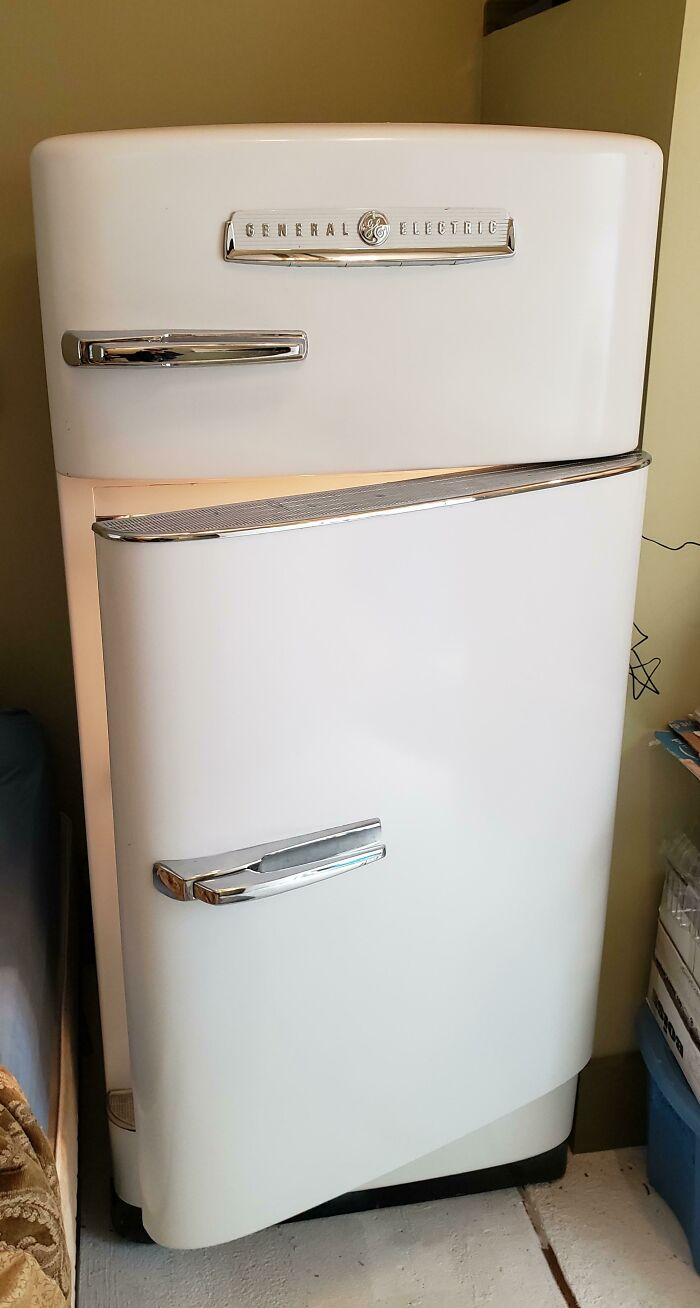 Ge Fridge From Early '50s. Still Going Strong!