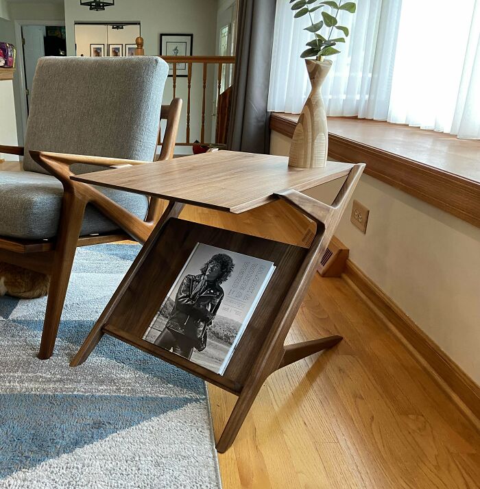 Thoughts On The New End Table I Made?