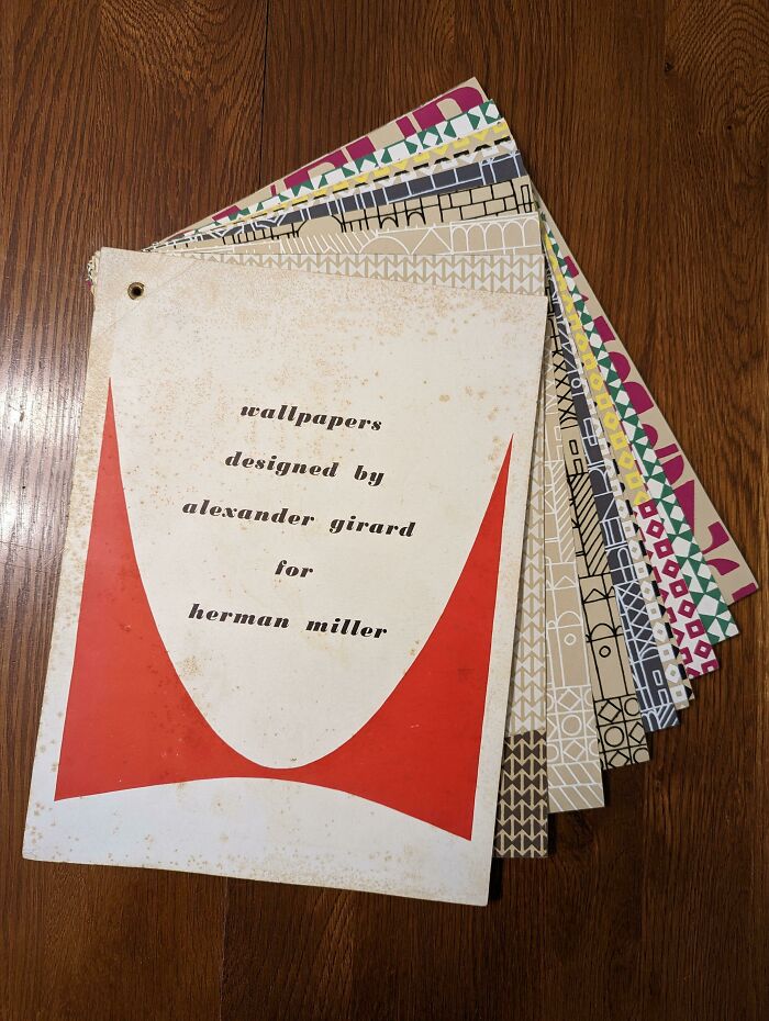 Recently Found This 1953 Wallpaper Sample Book At An Estate Sale