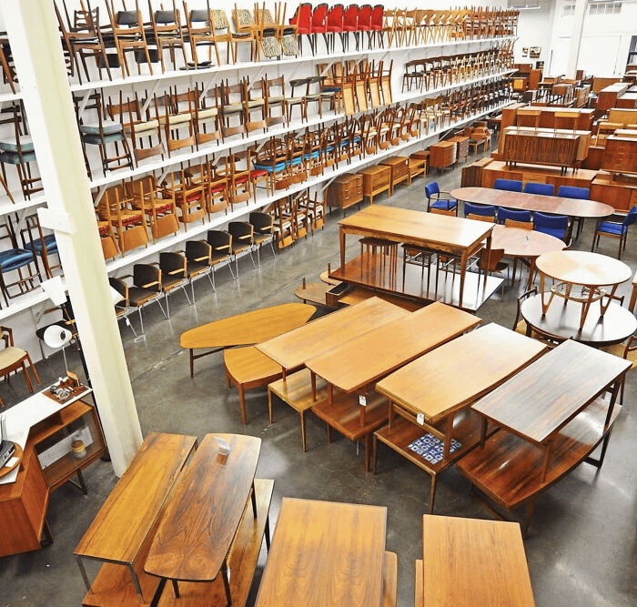 Mid-Century Furniture Stores In La. Is This Even Real? Kind Of Wishing Nicholas Cage Discovered This As The Treasure Cave At The End Of National Treasure Instead. Unreal. All I Want For Christmas Is To Browse This Store Uninterrupted For A Day
