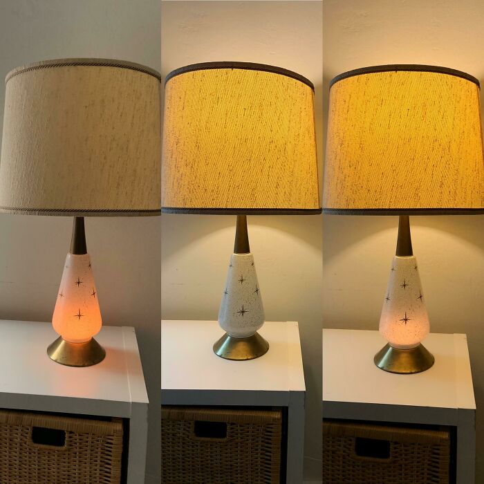 **lamp Update** Thank You To Everyone Who Gave Me Advice On Changing The Inside Bulb On This Bad Boy!! The Result: A Three-Way Lamp. I Love Lamp