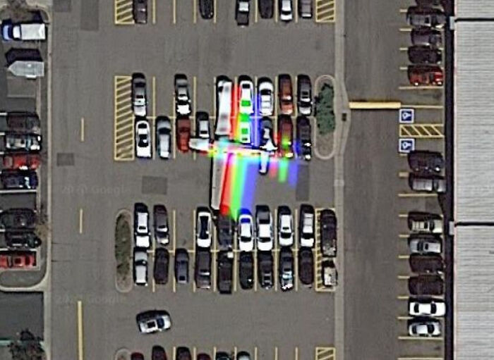 Plane Appears To Be In Parking Lot, Probably Not Uncommon But Seemed Neat To Me