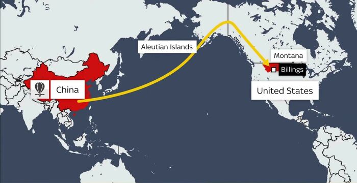 Norad Has Been Tracking The Spy Ballon Since Its Launched From China