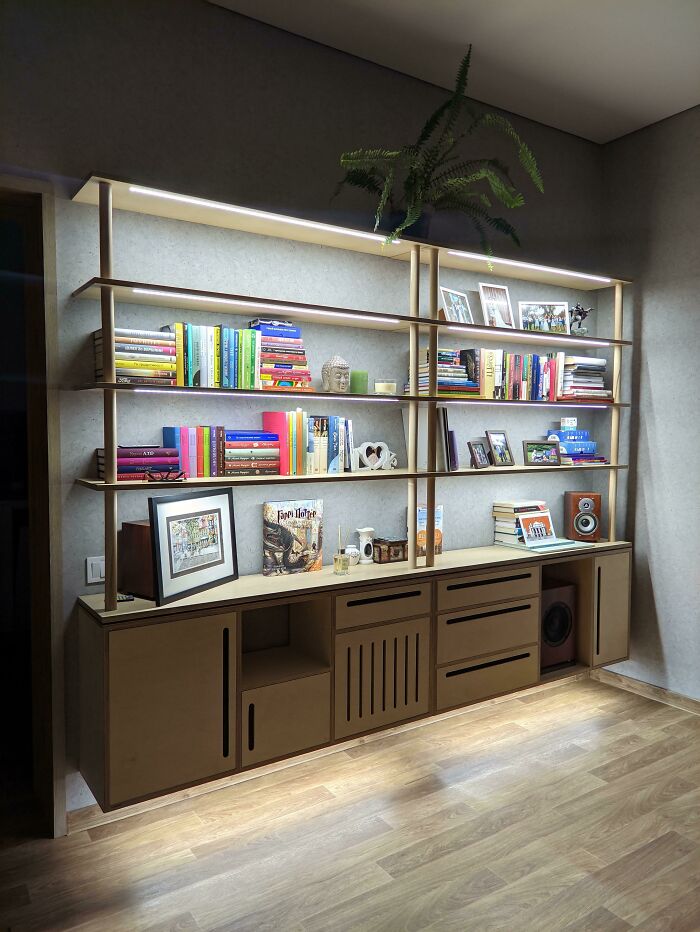 Just Made Birch Ply Bookcase For My Wife