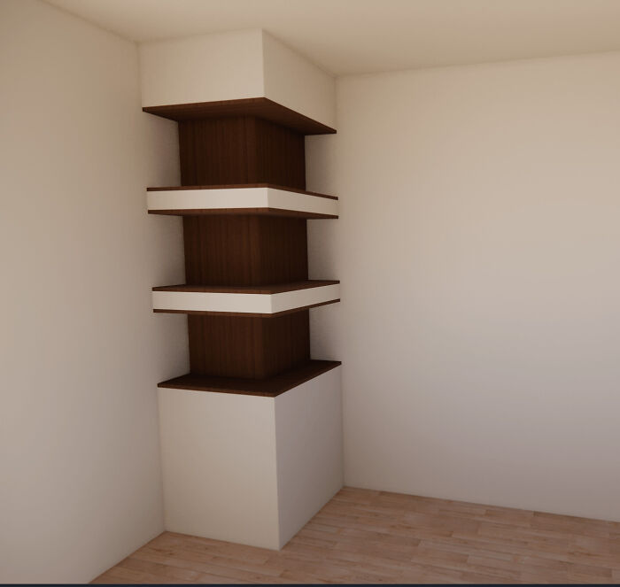 Which Built In Shelving Design Do You Like Better?