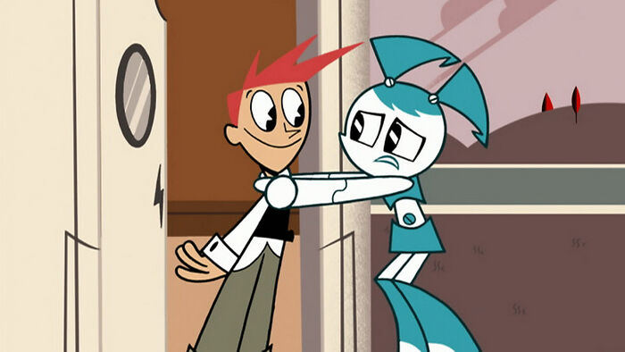 My Life As A Teenage Robot cartoon with Bradley and Jennifer