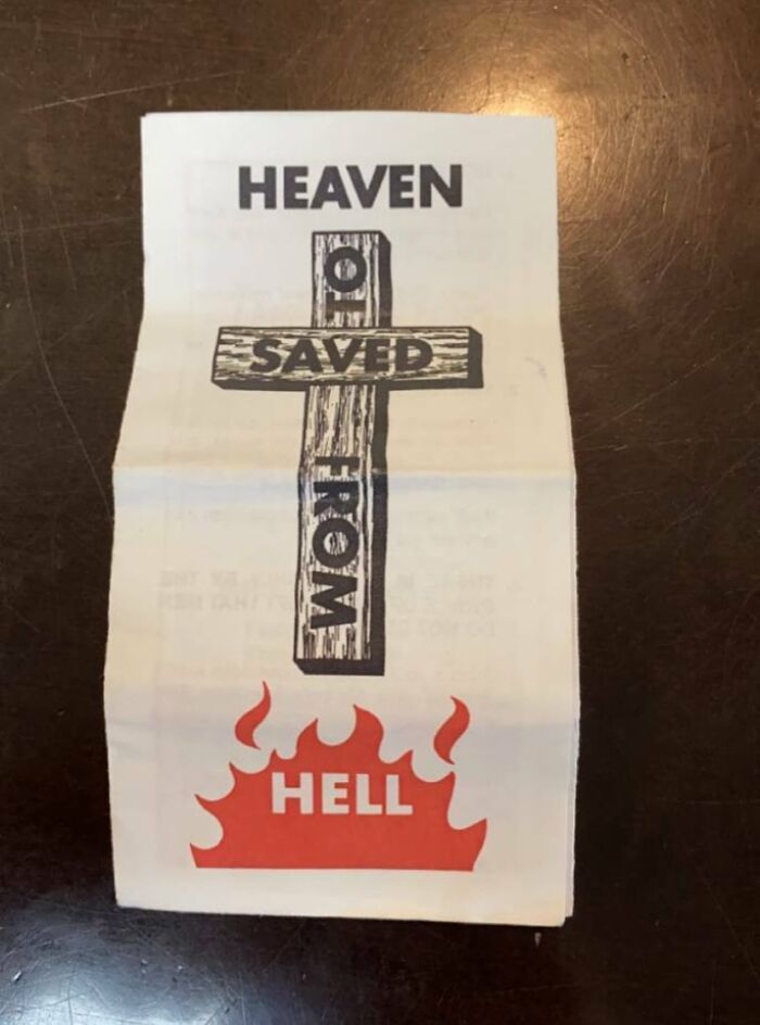 This Church Pamphlet At The Old Folks Home