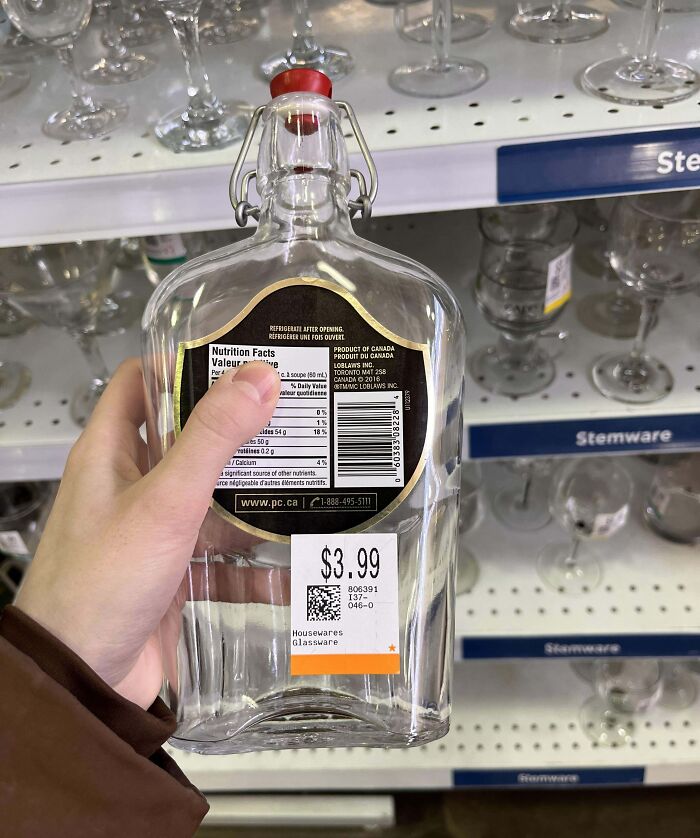 Empty Maple Syrup Bottle At Value Village