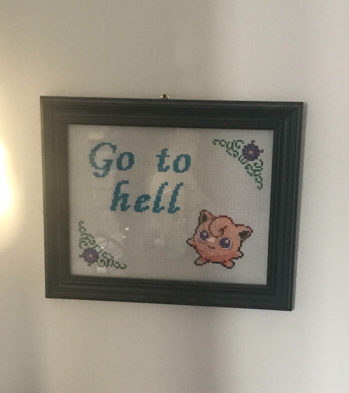 Friend Got Some New Wall Decor