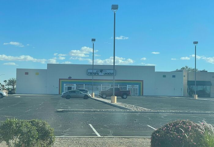 Our Local Toys "R" Us Became A Gun Store But Kept The Designs