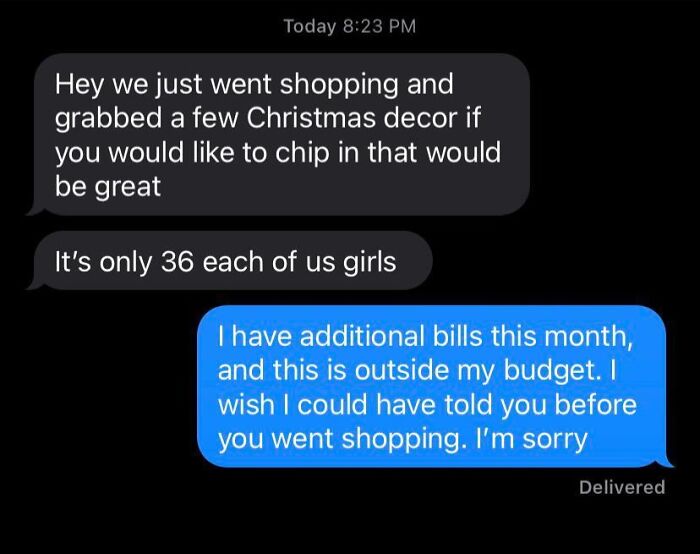 My Roommate Thinks I Should Pay For Things I Had No Idea They Were Buying