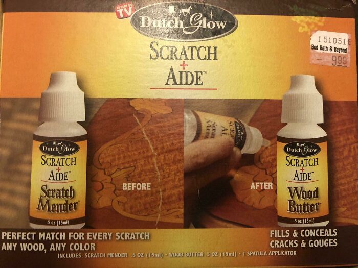 So I Just Hide The Scratch With The Bottle?