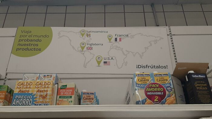 Im Not An Expert But I Think Those Countries Don't Belong There (Found At A Supermarket In Spain)