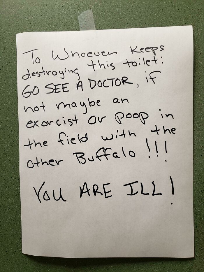 Saw This In A Restroom Today And Thought That It Belonged Here