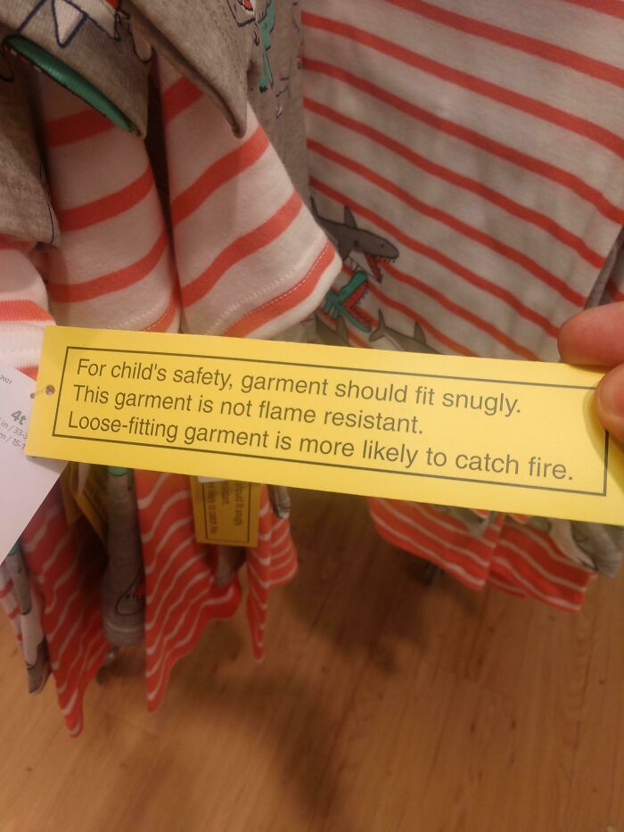 Every Piece Of Clothing At A Baby Store. Well Damn