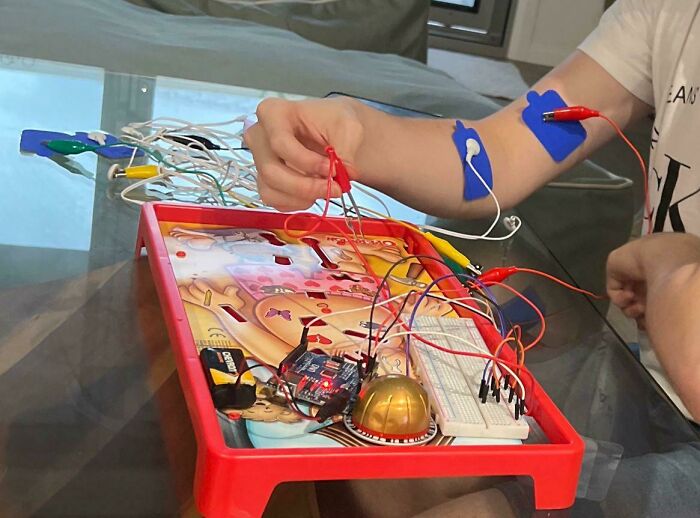 Operation, But It Shocks You When You Touch The Metal