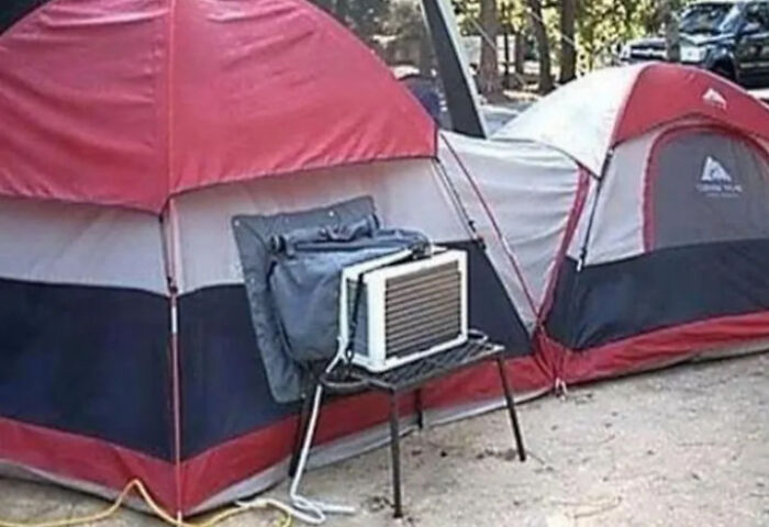 "Glamping"