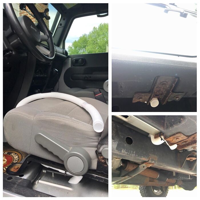 A Homemade Car Urinal