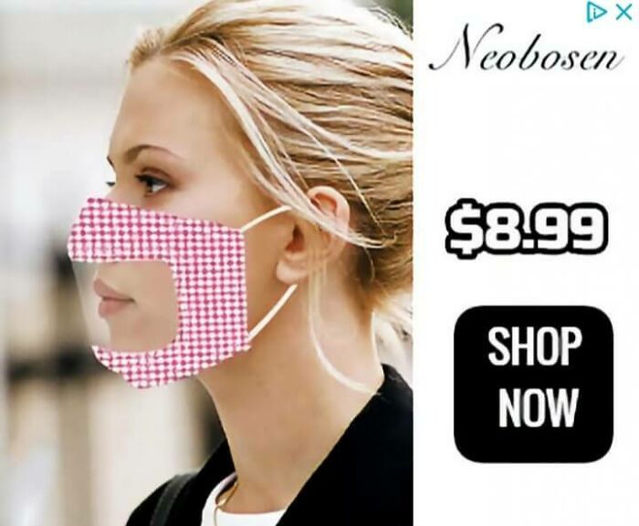 She's Really Wearing That Mask