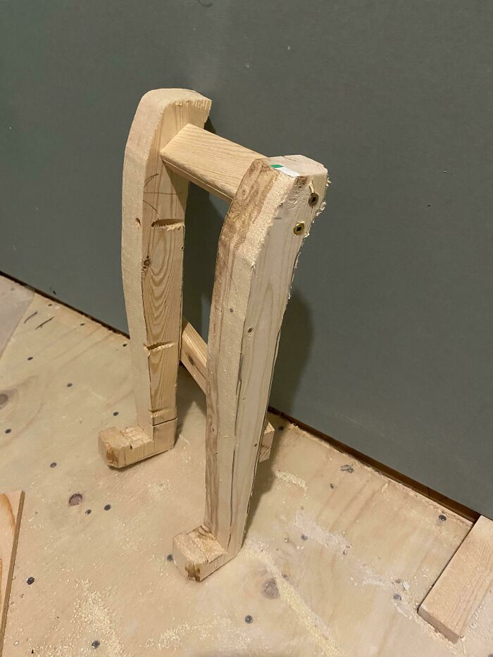 Quick And Dirty Panel Lifter. Needed To Move A Sheet Of Plywood By Myself And Threw This Together With Scrap Bin Wood. Ugly Af But It Worked!