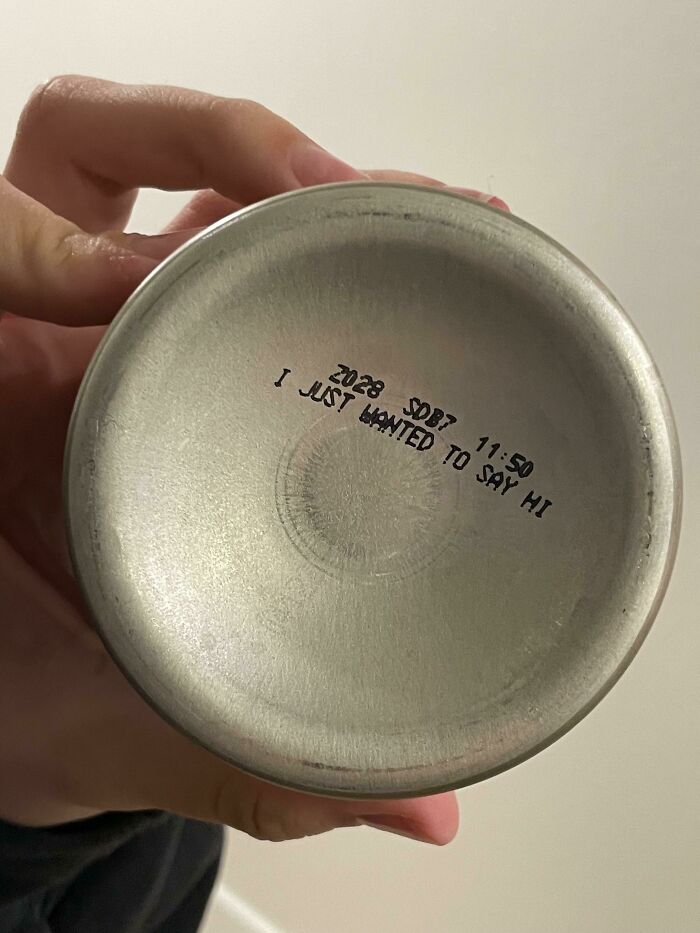 Nice Message On The Bottom Of My Roommate’s Soap