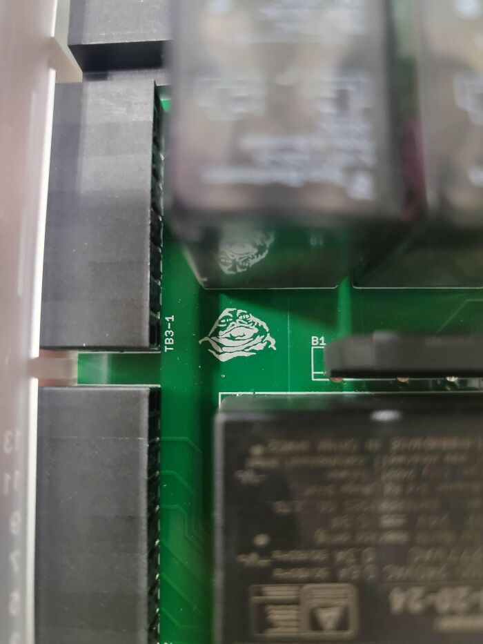 Found Jabba On A Circuit Board For A Door Operator